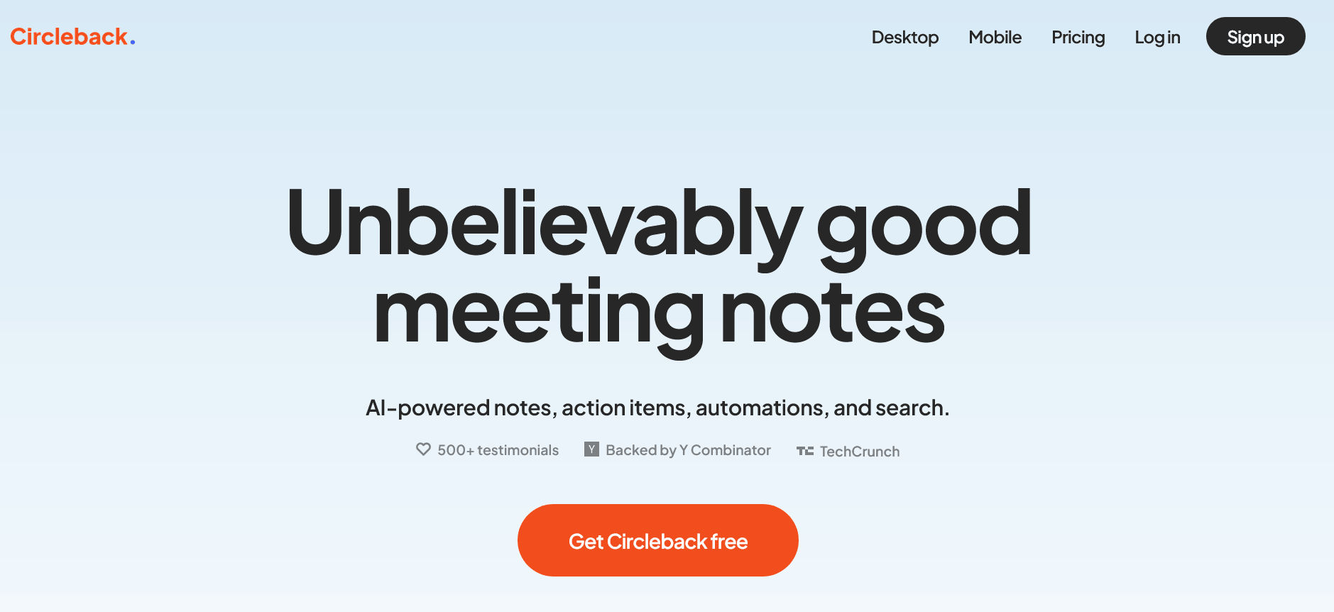 Circleback Website
