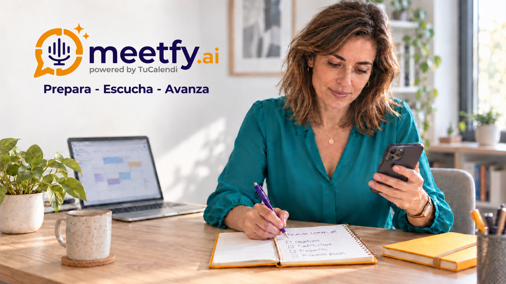 Cómo preparar una reunión comercial con IA y Meetfy.ai