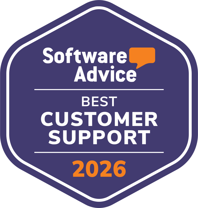 Software Advice Badge Best Customer Support 2026