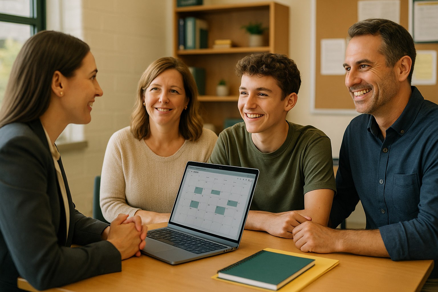 How to organize interviews and orientation meetings with students and families in a clear and efficient way