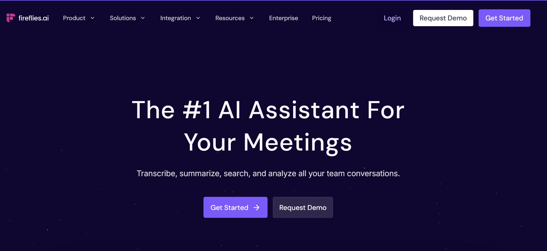 Fireflies.ai Website