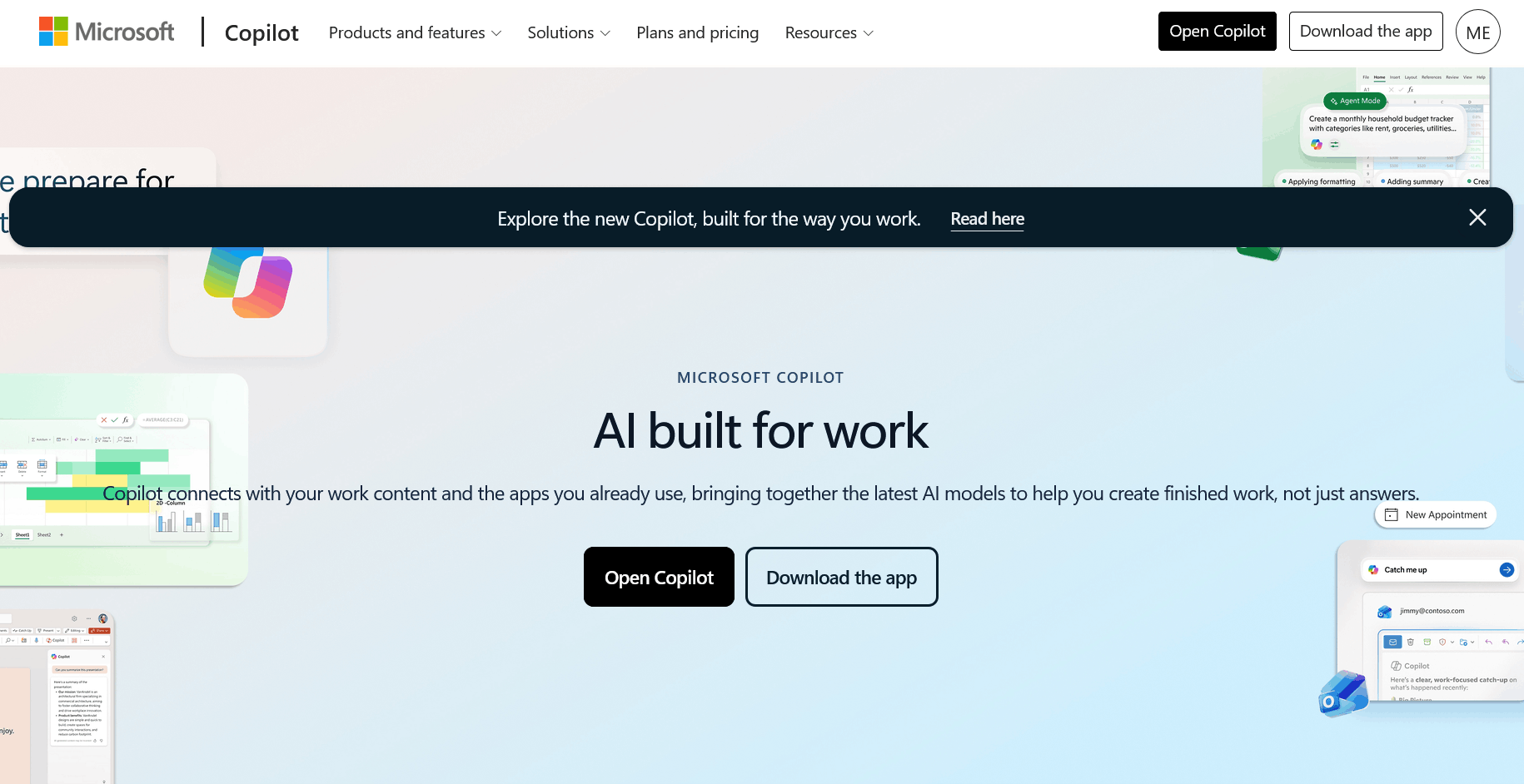 Microsoft 365 Copilot Website