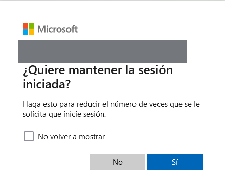 Condecer permisos para enviar notificaciones desde email de Microsoft