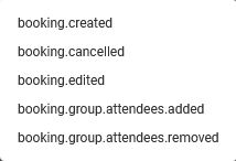 Nuevas acciones de los webhooks
