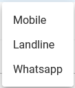 Predefined fields