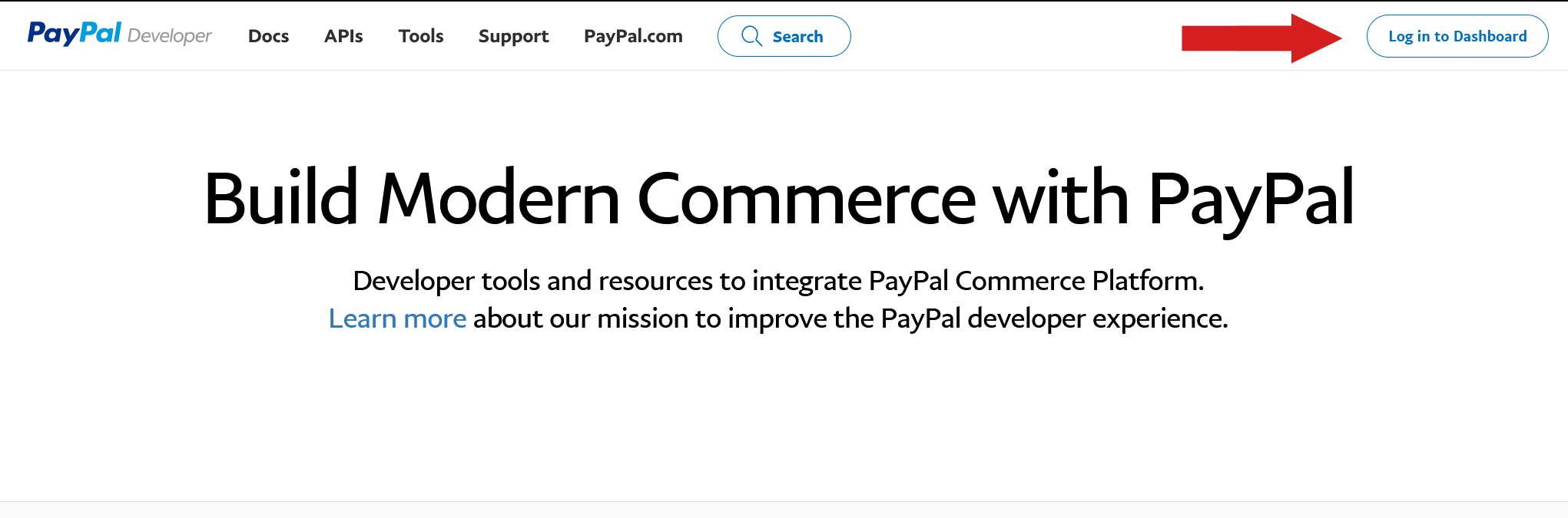 Acceso a PayPal developer