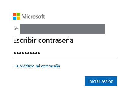 Microsoft 365 password