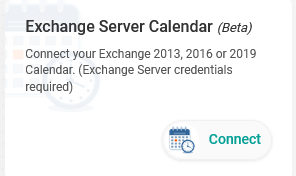 Connect Microsoft Exchange server