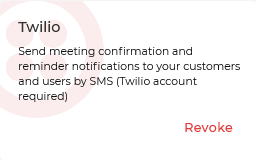 Revoke Twilio