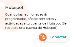 Integración TuCalendi con Hubspot