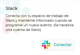 Integración TuCalendi con Slack