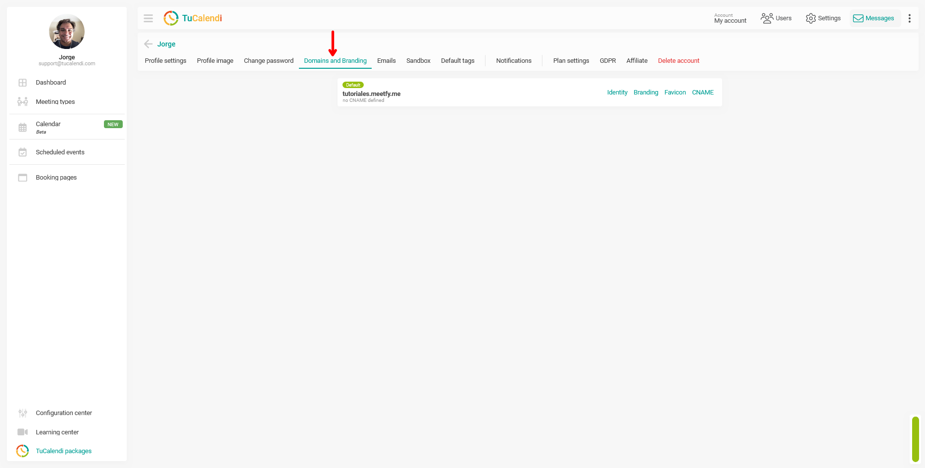 Domains and Branding