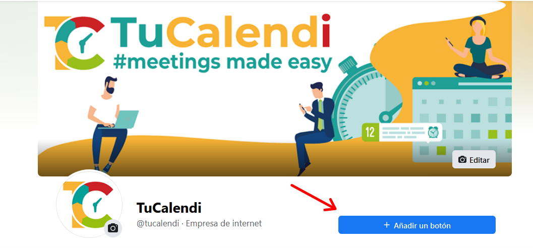 Facebook page TuCalendi