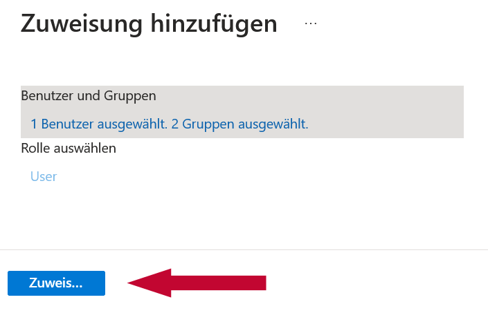 Benutzer zuweisen