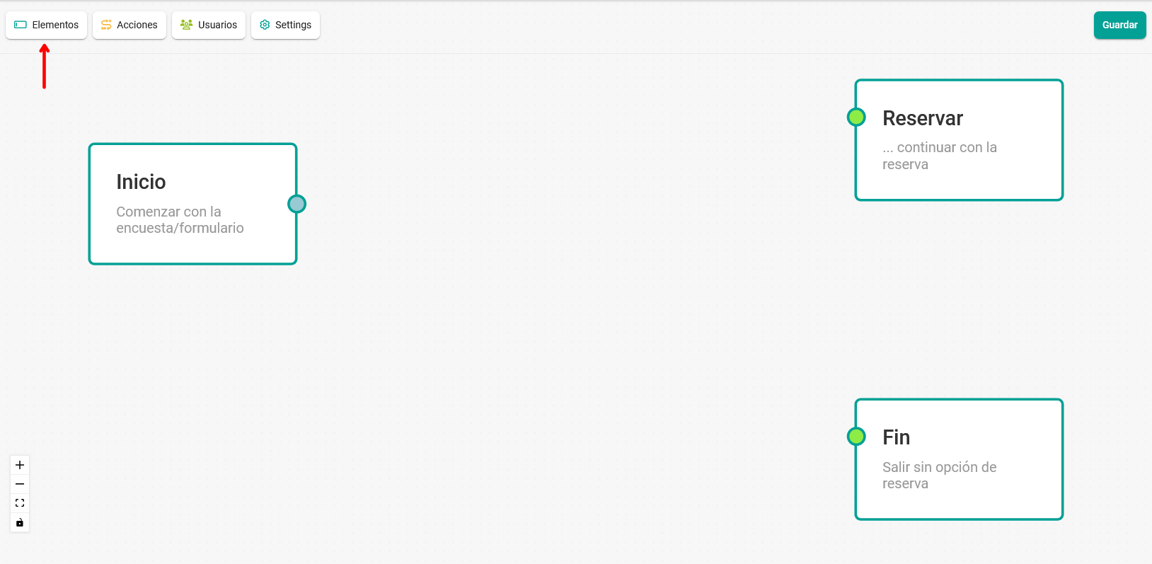 Creando nueva encuentas añadiendo elementos