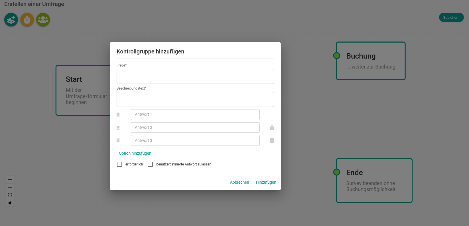 Erstellen einer Multiple-Choice-Umfrage