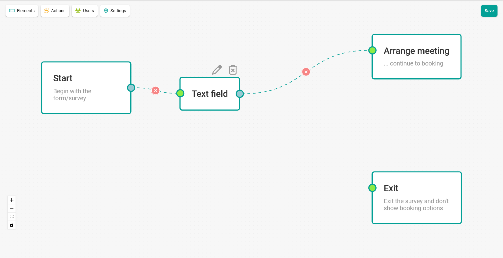 Creating survey flow