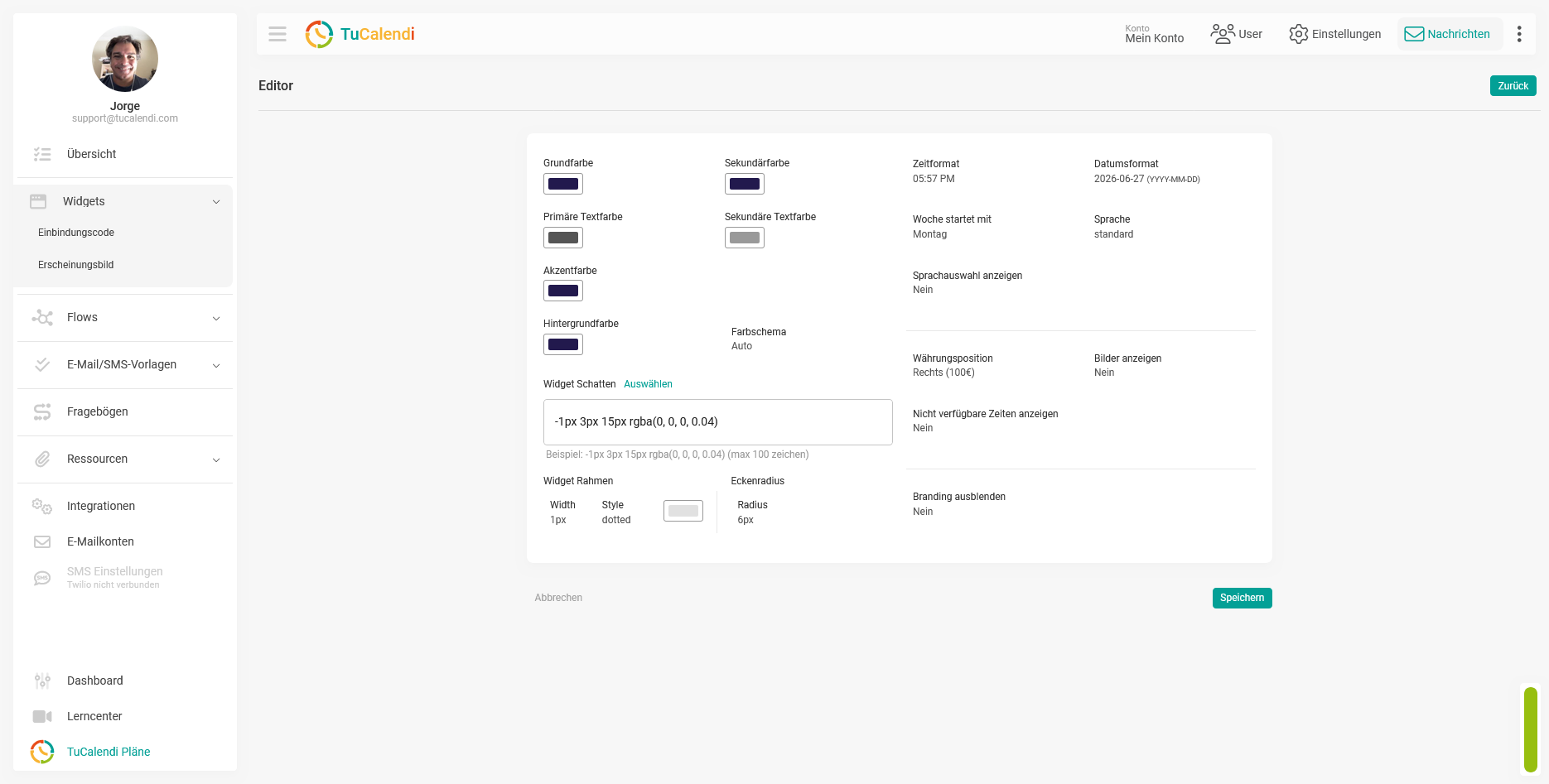 So passen Sie das Design des neuen TuCalendi-Widgets an