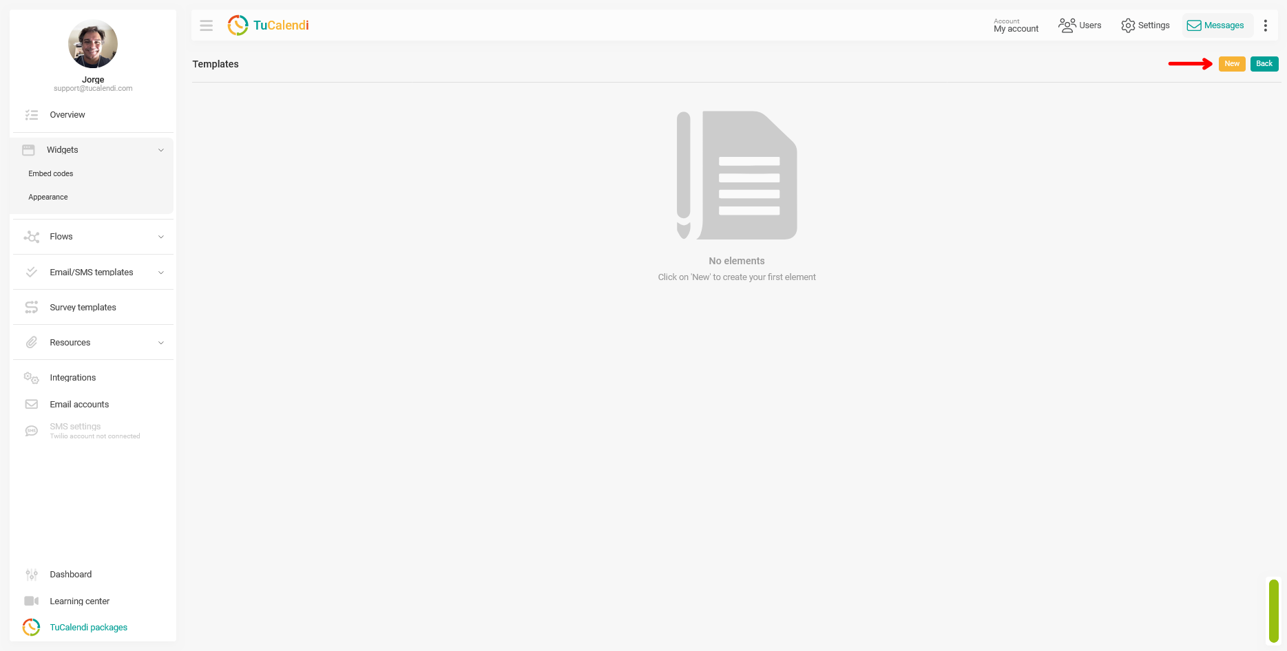 Create a new widget appearance template