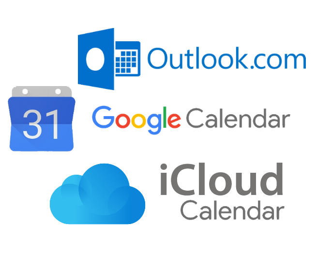 Synchronize TuCalendi with Google, Apple and Outlook
